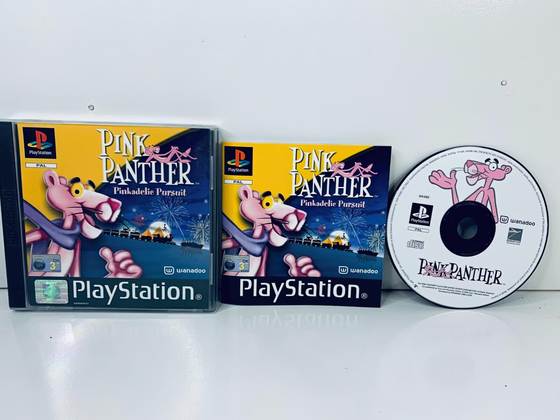 Лицензионный диск NTSC Pink Panther Pinkadelic Pursuit для PlayStation